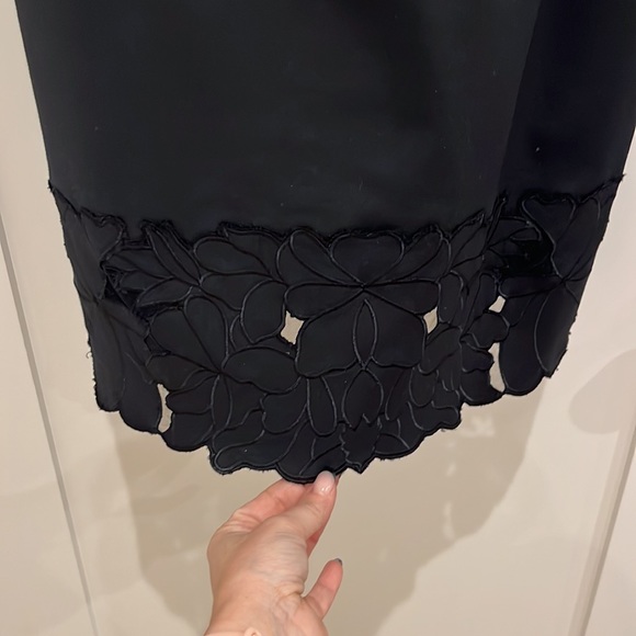 Sachin + Babi Noir size 6 black dress with lace cutouts - Picture 5 of 7